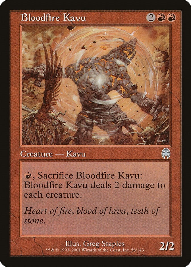 Image for Bloodfire Kavu (58) (Apocalypse) - Magic: The Gathering