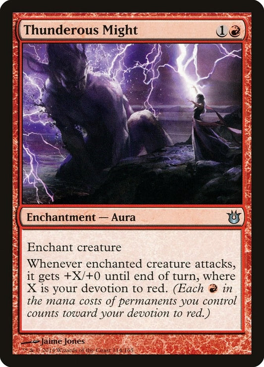 Image for Thunderous Might (114) (Born of the Gods) - Magic: The Gathering