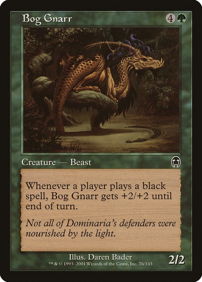 Image for Bog Gnarr (76) (Apocalypse) - Magic: The Gathering