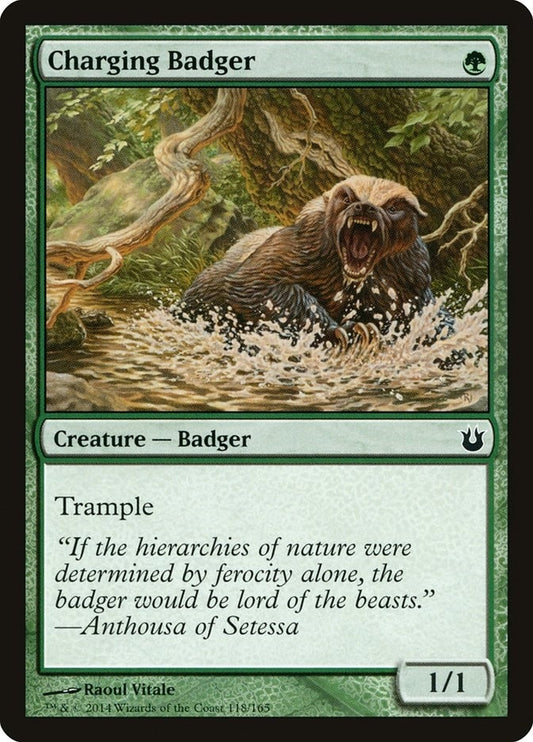 Image for Charging Badger (118) (Born of the Gods) - Magic: The Gathering