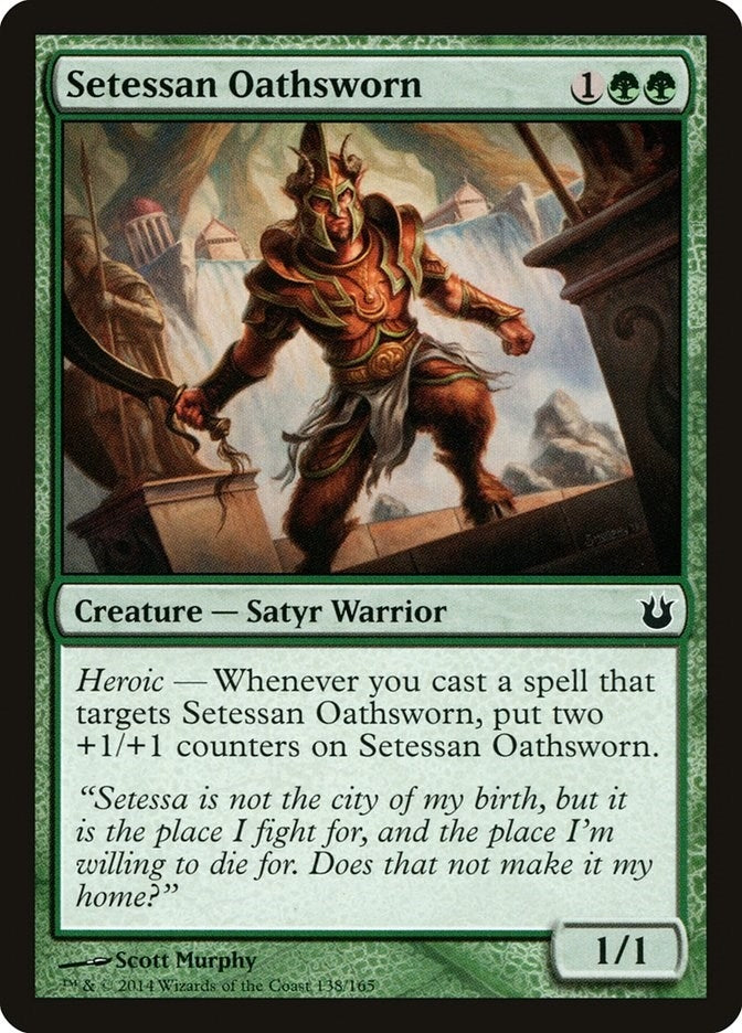 Image for Setessan Oathsworn (138) (Born of the Gods) - Magic: The Gathering