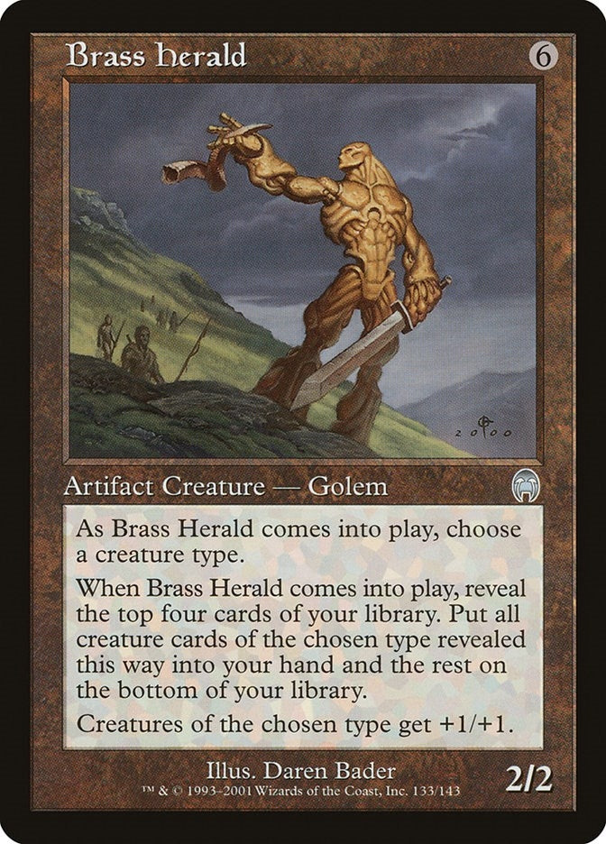 Image for Brass Herald (133) (Apocalypse) - Magic: The Gathering