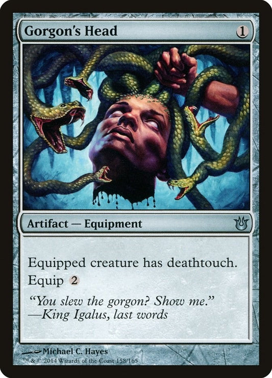 Image for Gorgon's Head (158) (Born of the Gods) - Magic: The Gathering