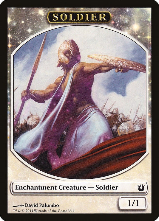 Image for Soldier Token (3) (Born of the Gods) - Magic: The Gathering