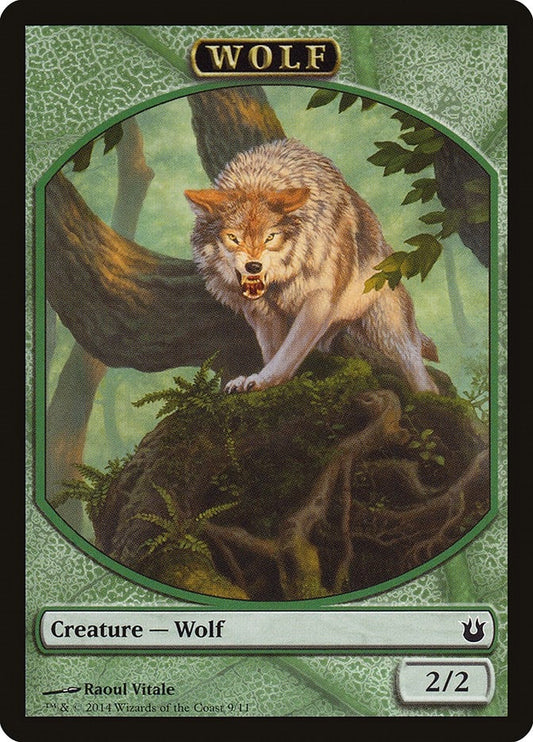 Image for Wolf Token (9) (Born of the Gods) - Magic: The Gathering