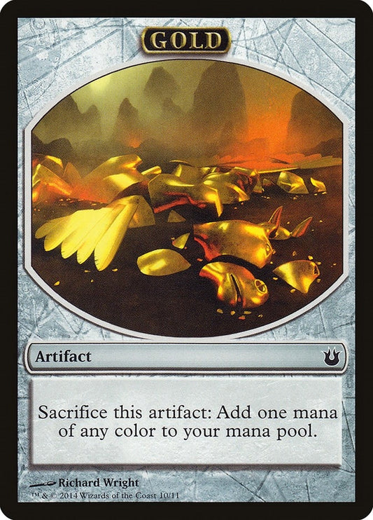 Image for Gold Token (10) (Born of the Gods) - Magic: The Gathering