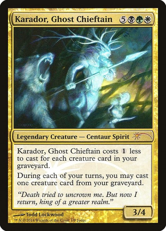 Image for Karador, Ghost Chieftain (1) (Judge Promos) - Magic: The Gathering