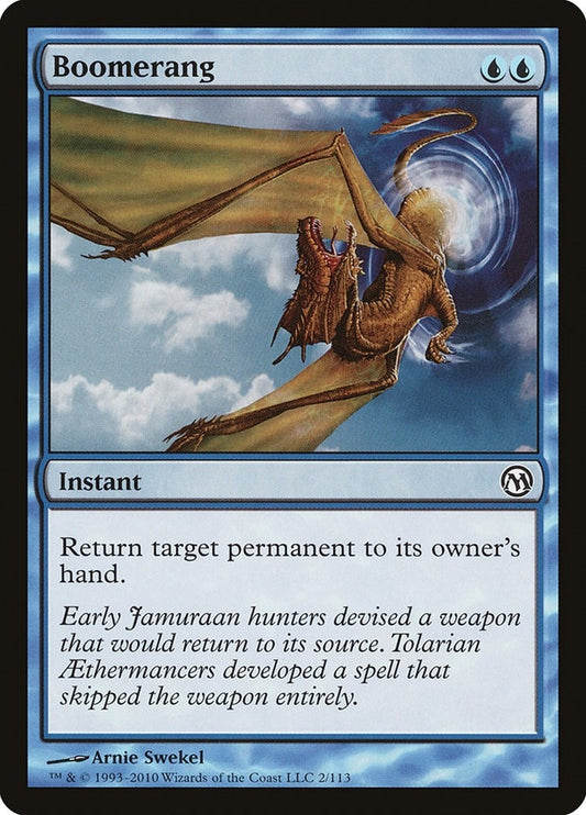 Image for Boomerang (2) (Duels of the Planeswalkers) - Magic: The Gathering