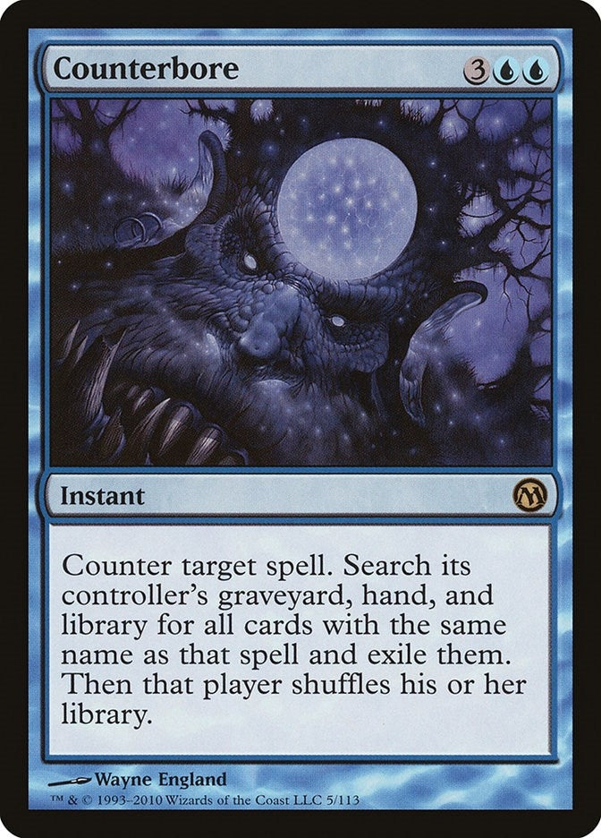 Image for Counterbore (5) (Duels of the Planeswalkers) - Magic: The Gathering