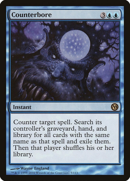Image for Counterbore (5) (Duels of the Planeswalkers) - Magic: The Gathering