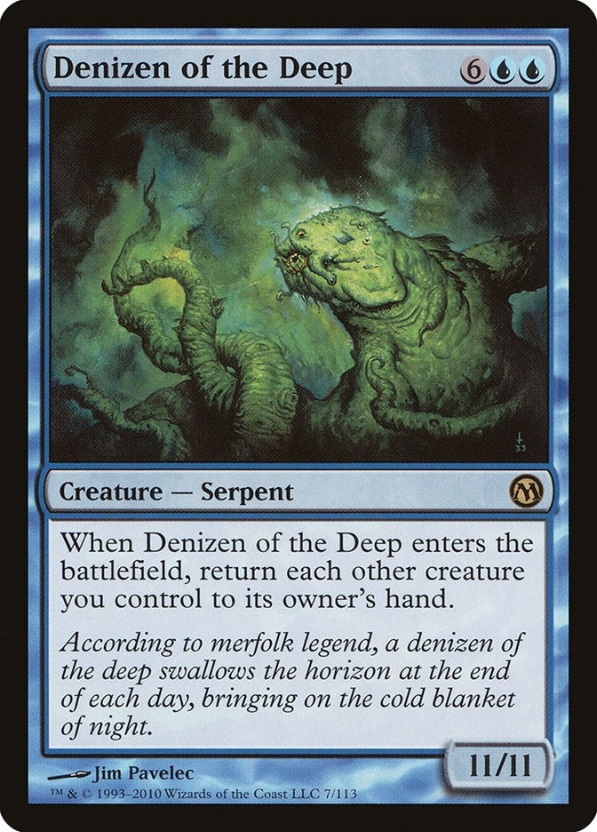 Image for Denizen of the Deep (7) (Duels of the Planeswalkers) - Magic: The Gathering