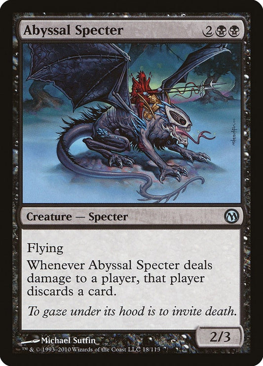 Image for Abyssal Specter (18) (Duels of the Planeswalkers) - Magic: The Gathering