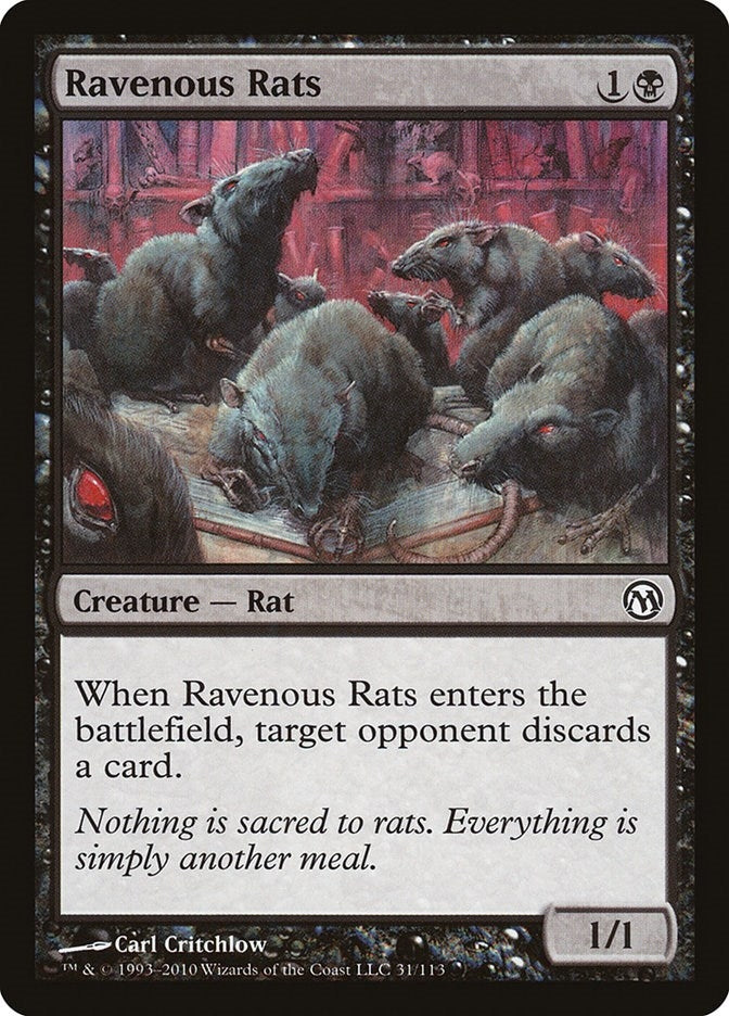 Image for Ravenous Rats (31) (Duels of the Planeswalkers) - Magic: The Gathering