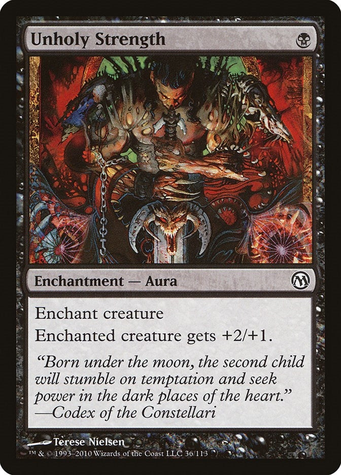 Image for Unholy Strength (36) (Duels of the Planeswalkers) - Magic: The Gathering