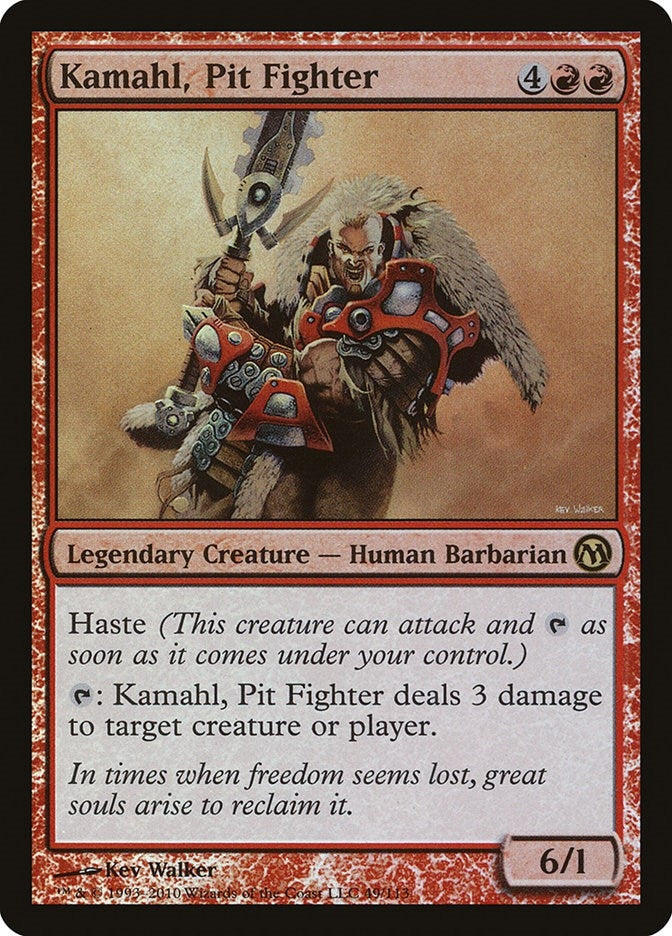 Image for Kamahl, Pit Fighter (49) (Duels of the Planeswalkers) - Magic: The Gathering