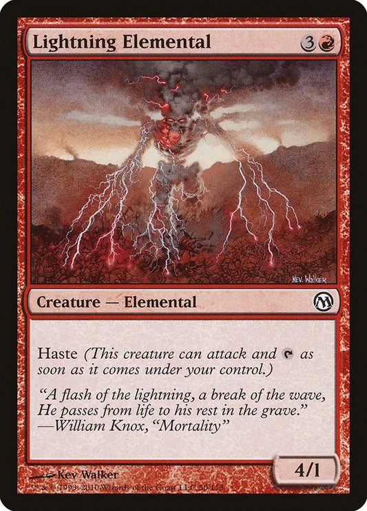 Image for Lightning Elemental (50) (Duels of the Planeswalkers) - Magic: The Gathering