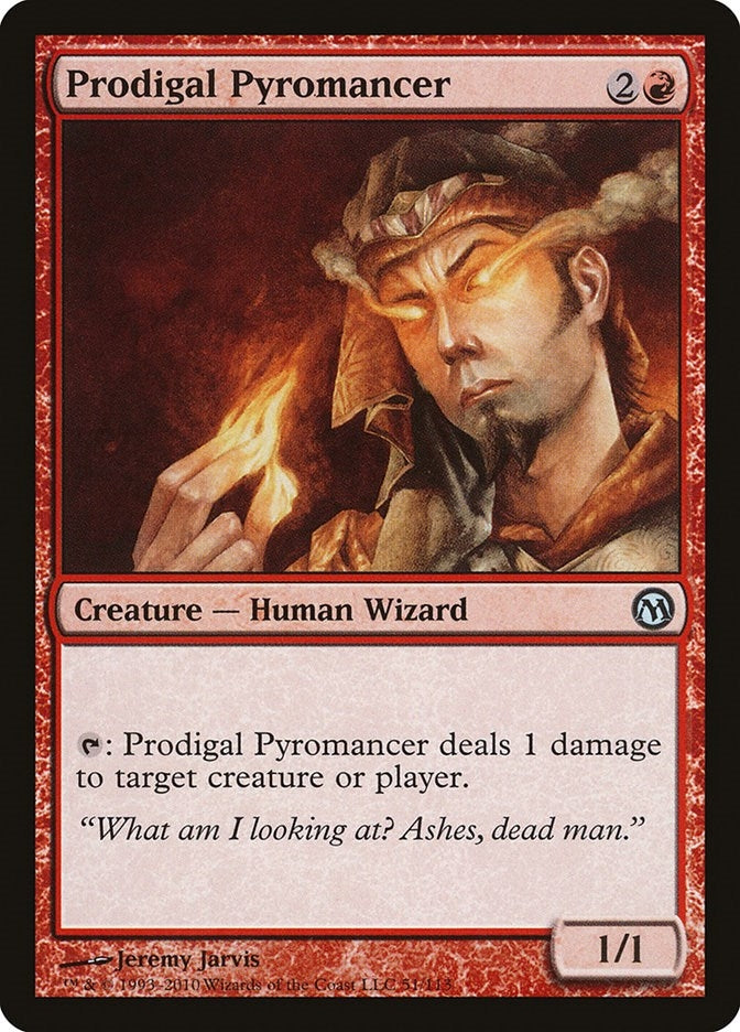 Image for Prodigal Pyromancer (51) (Duels of the Planeswalkers) - Magic: The Gathering