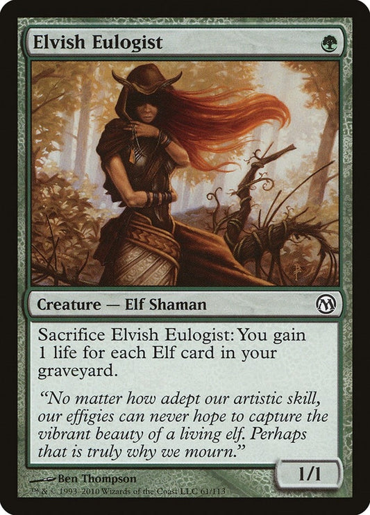 Image for Elvish Eulogist (61) (Duels of the Planeswalkers) - Magic: The Gathering