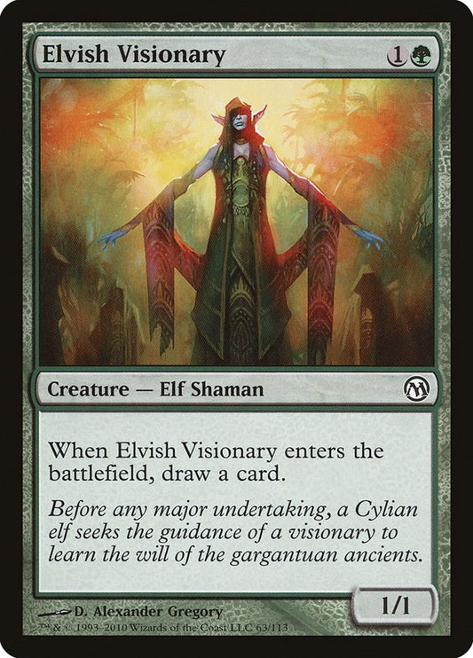 Image for Elvish Visionary (63) (Duels of the Planeswalkers) - Magic: The Gathering