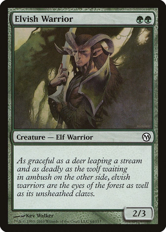 Image for Elvish Warrior (64) (Duels of the Planeswalkers) - Magic: The Gathering