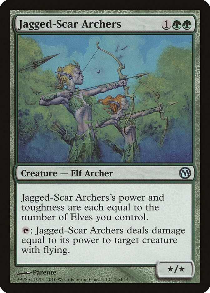 Image for Jagged-Scar Archers (72) (Duels of the Planeswalkers) - Magic: The Gathering