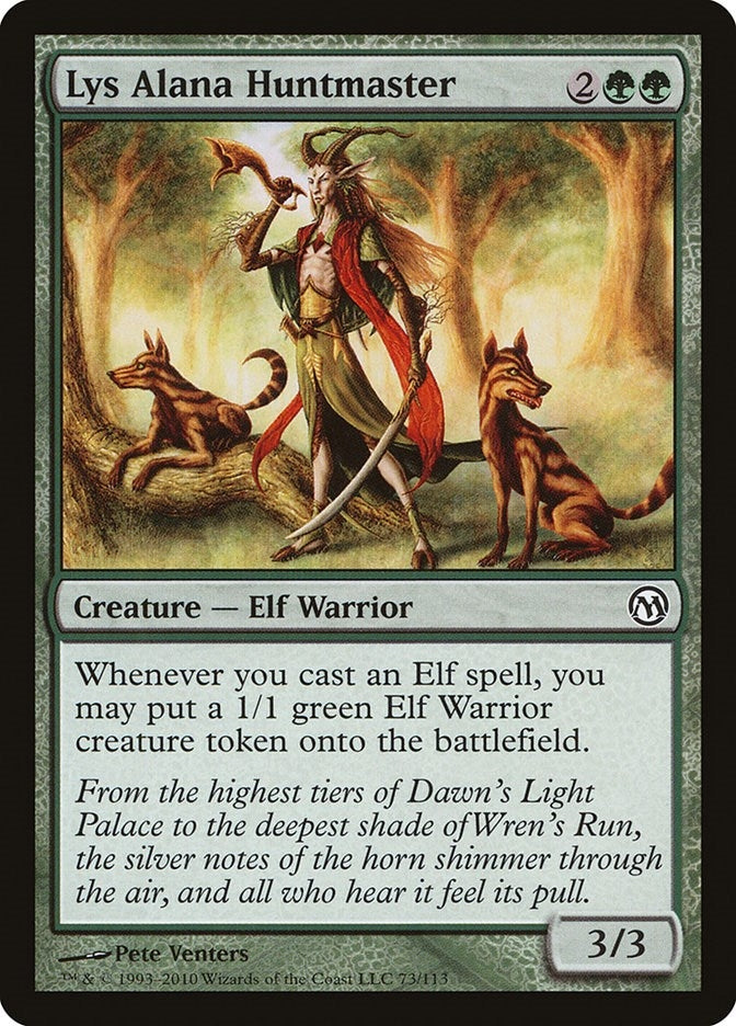 Image for Lys Alana Huntmaster (73) (Duels of the Planeswalkers) - Magic: The Gathering