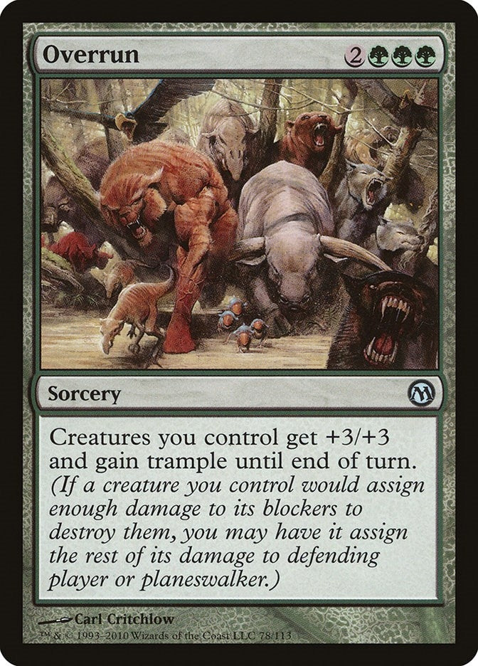Image for Overrun (78) (Duels of the Planeswalkers) - Magic: The Gathering