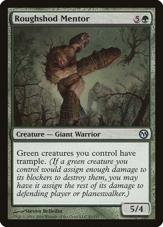 Image for Roughshod Mentor (81) (Duels of the Planeswalkers) - Magic: The Gathering