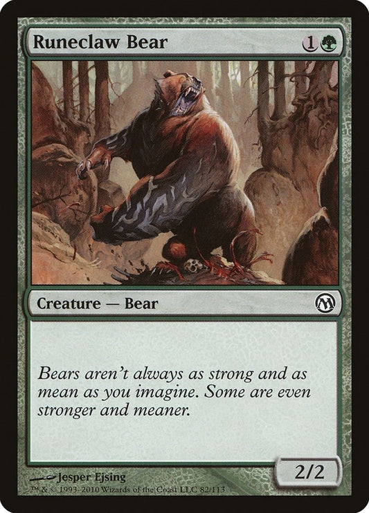 Image for Runeclaw Bear (82) (Duels of the Planeswalkers) - Magic: The Gathering