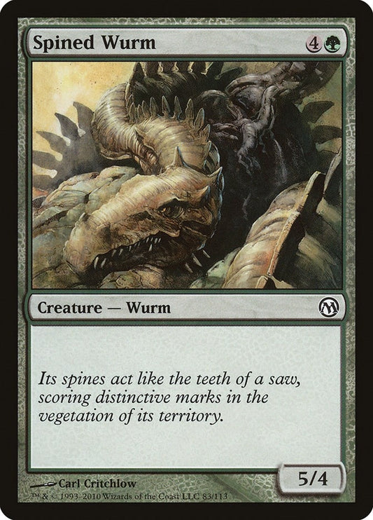 Image for Spined Wurm (83) (Duels of the Planeswalkers) - Magic: The Gathering