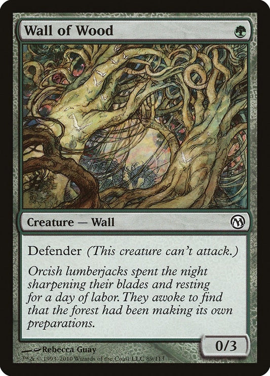 Image for Wall of Wood (89) (Duels of the Planeswalkers) - Magic: The Gathering