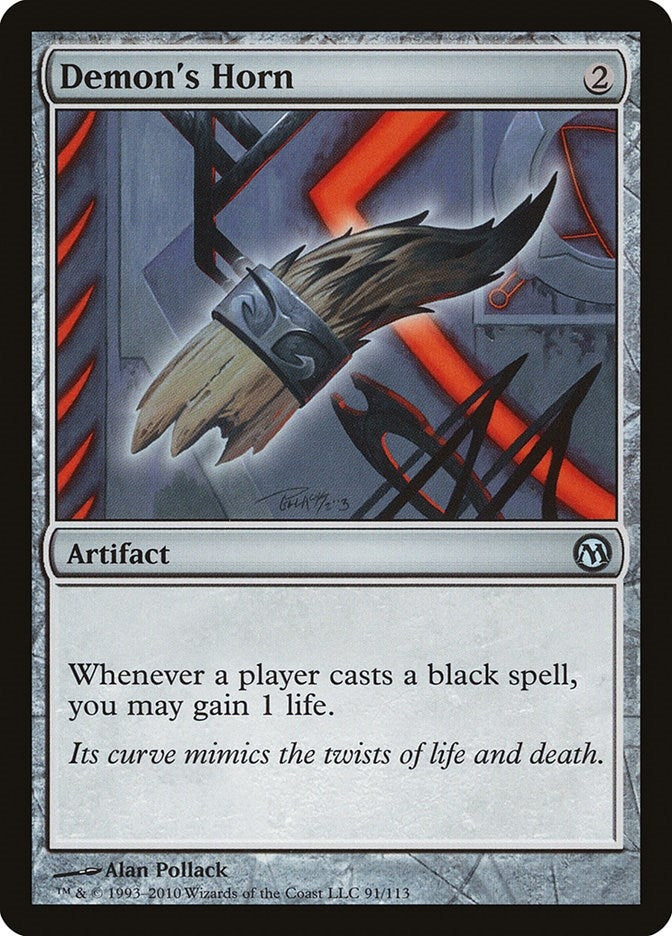 Image for Demon's Horn (91) (Duels of the Planeswalkers) - Magic: The Gathering
