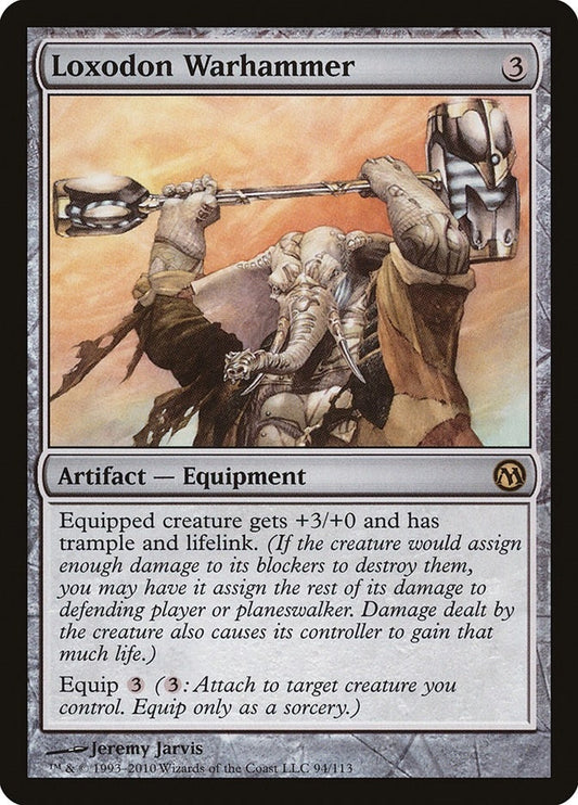 Image for Loxodon Warhammer (94) (Duels of the Planeswalkers) - Magic: The Gathering