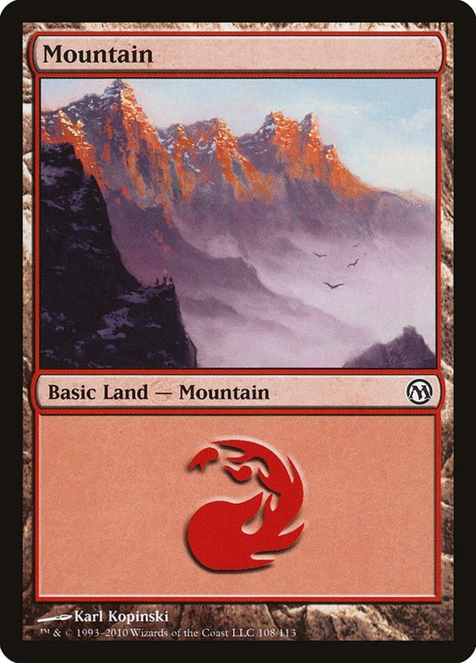 Image for Mountain (108) (108) (Duels of the Planeswalkers) - Magic: The Gathering