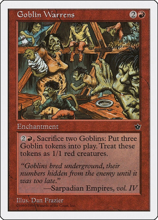 Image for Goblin Warrens (3) (Anthologies) - Magic: The Gathering