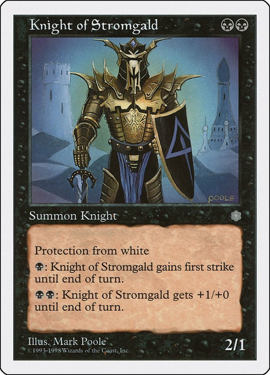Image for Knight of Stromgald (9) (Anthologies) - Magic: The Gathering