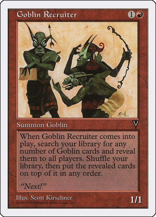 Image for Goblin Recruiter (14) (Anthologies) - Magic: The Gathering