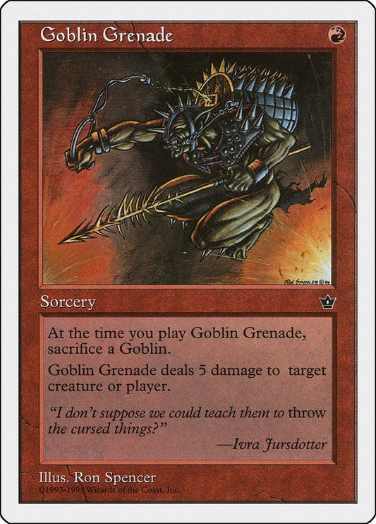 Image for Goblin Grenade (29) (Anthologies) - Magic: The Gathering