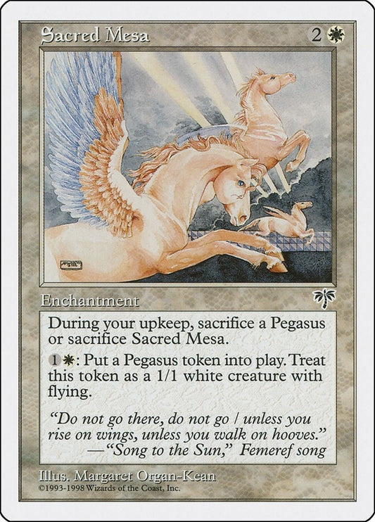 Image for Sacred Mesa (47) (Anthologies) - Magic: The Gathering