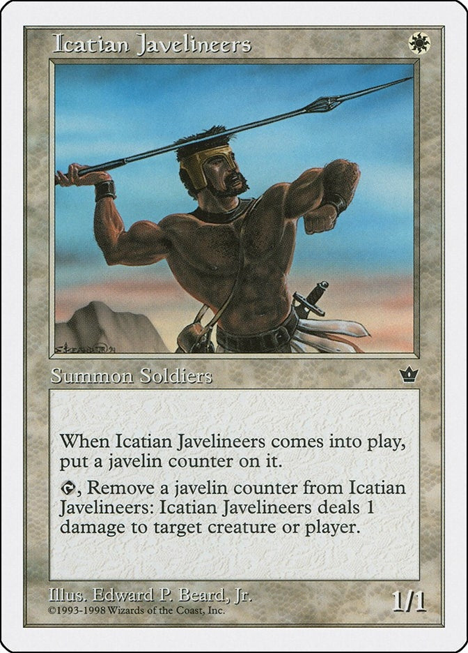 Image for Icatian Javelineers (77) (Anthologies) - Magic: The Gathering