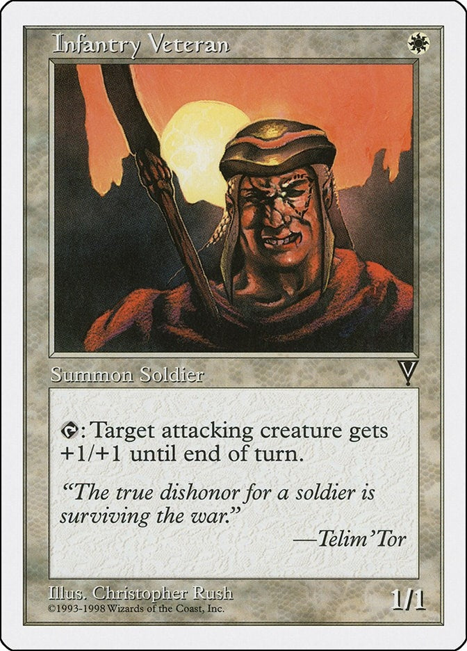 Image for Infantry Veteran (78) (Anthologies) - Magic: The Gathering