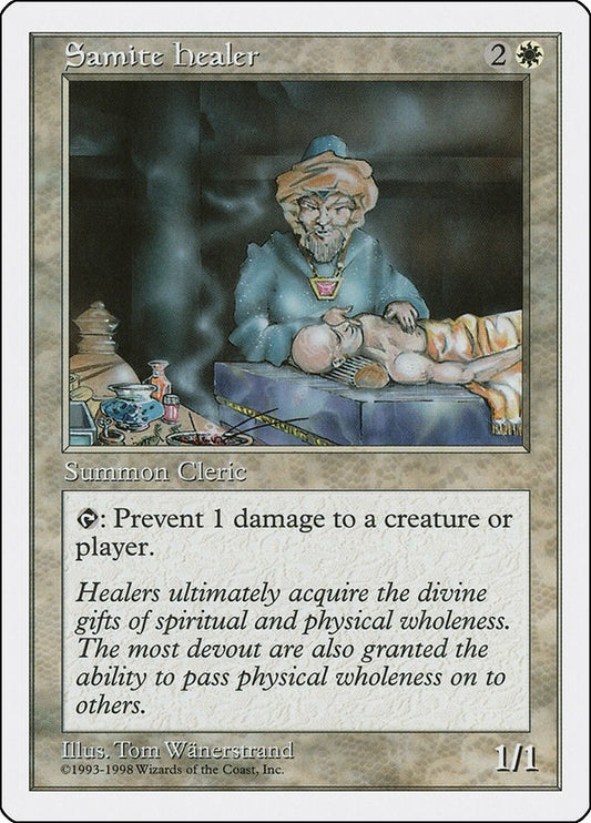Image for Samite Healer (81) (Anthologies) - Magic: The Gathering