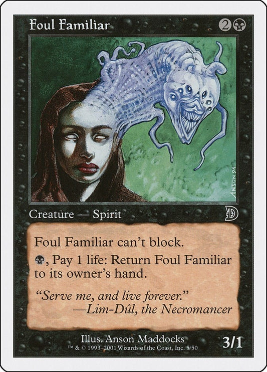 Image for Foul Familiar (5) (Deckmasters Garfield vs Finkel) - Magic: The Gathering