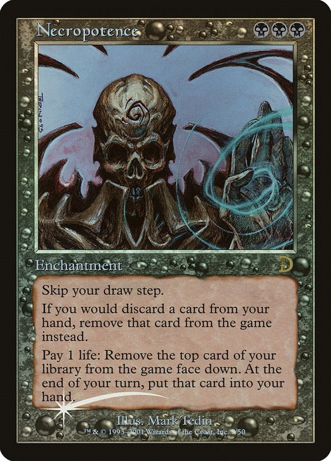 Image for Necropotence (7) (Deckmasters Garfield vs Finkel) - Magic: The Gathering