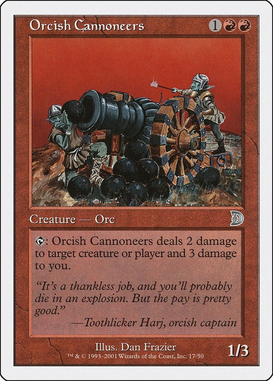 Image for Orcish Cannoneers (17) (Deckmasters Garfield vs Finkel) - Magic: The Gathering