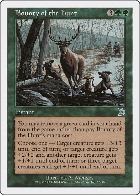 Image for Bounty of the Hunt (23) (Deckmasters Garfield vs Finkel) - Magic: The Gathering