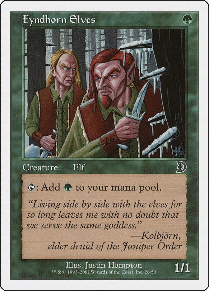 Image for Fyndhorn Elves (26) (Deckmasters Garfield vs Finkel) - Magic: The Gathering