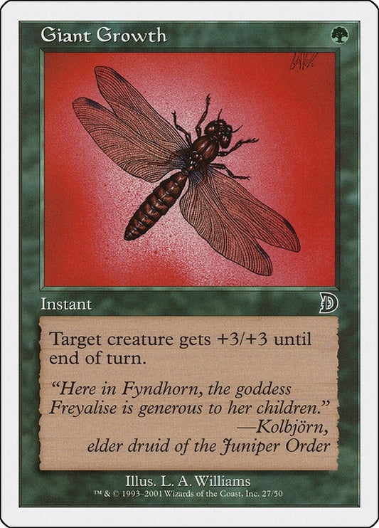 Image for Giant Growth (27) (Deckmasters Garfield vs Finkel) - Magic: The Gathering