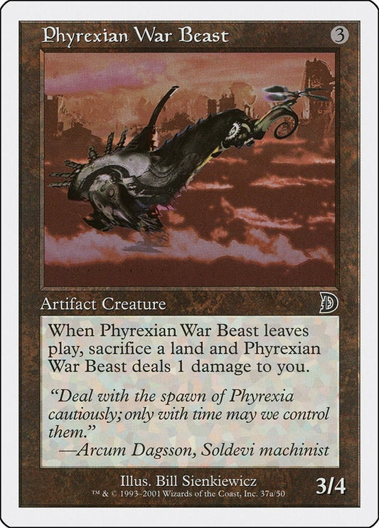 Image for Phyrexian War Beast (37a) (37a) (Deckmasters Garfield vs Finkel) - Magic: The Gathering