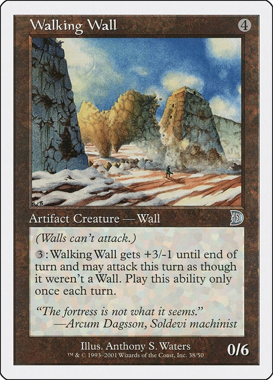 Image for Walking Wall (38) (Deckmasters Garfield vs Finkel) - Magic: The Gathering